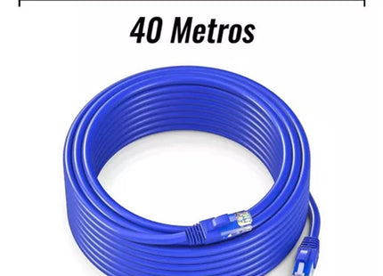 Cable de Red Ethernet Cat5e 40 Metros - Largo Alcance