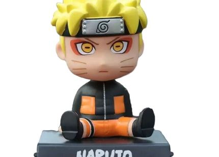 Bobblehead Naruto con Soporte para Celular de Auto
