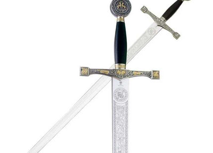 Espada Excalibur del Rey Arturo Acero - 120cm Decorativa