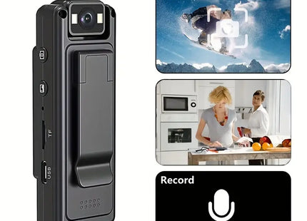 Body Cámara Compacta con Pantalla LCD - Grabación HD Discreta Portátil