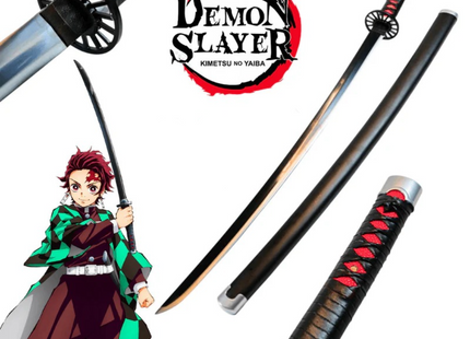 Espada Nichirin de Tanjiro Temporada 1 Hoja Acero + Vaina - Demon Slayer 103cm
