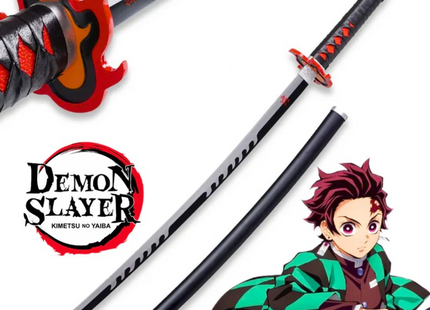 Espada Nichirin de Tanjiro Temporada 2 Hoja Acero + Vaina - Demon Slayer 103cm