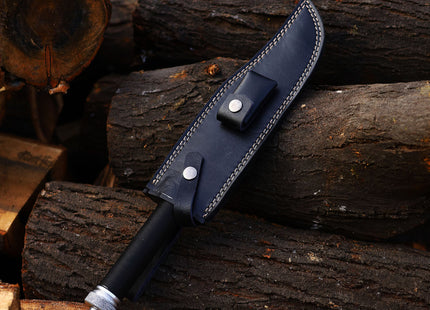 Cuchillo de Rambo II Acero + Funda - 35cm Decorativo
