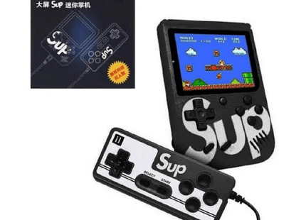 Consola Portátil Retro Negra 400 en 1 con Control Extra y Salida TV