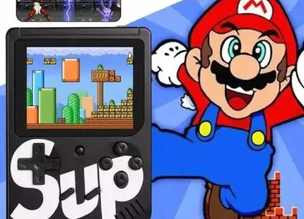 Consola Portátil Retro Negra 400 en 1 con Control Extra y Salida TV