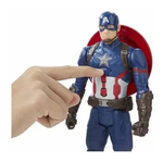 Figura Capitán América Titan Hero Tech con Sonido Avengers Endgame 18cm Aprox