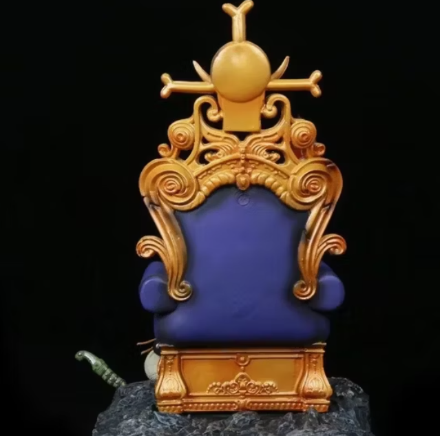 Figura Portgas D. Ace One Piece Diorama Trono 30cm Aprox