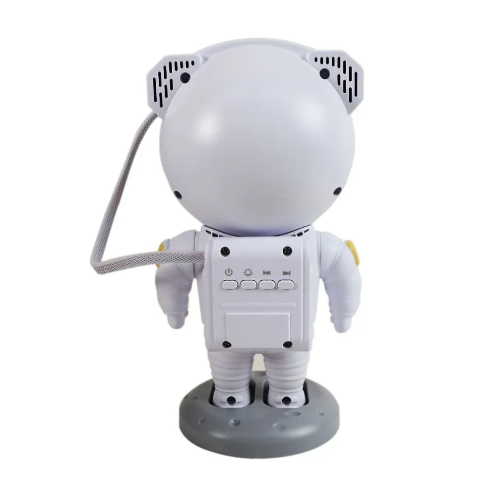 Parlante Proyector de Galaxias Astronauta CAFINI con Control Remoto y Bluetooth