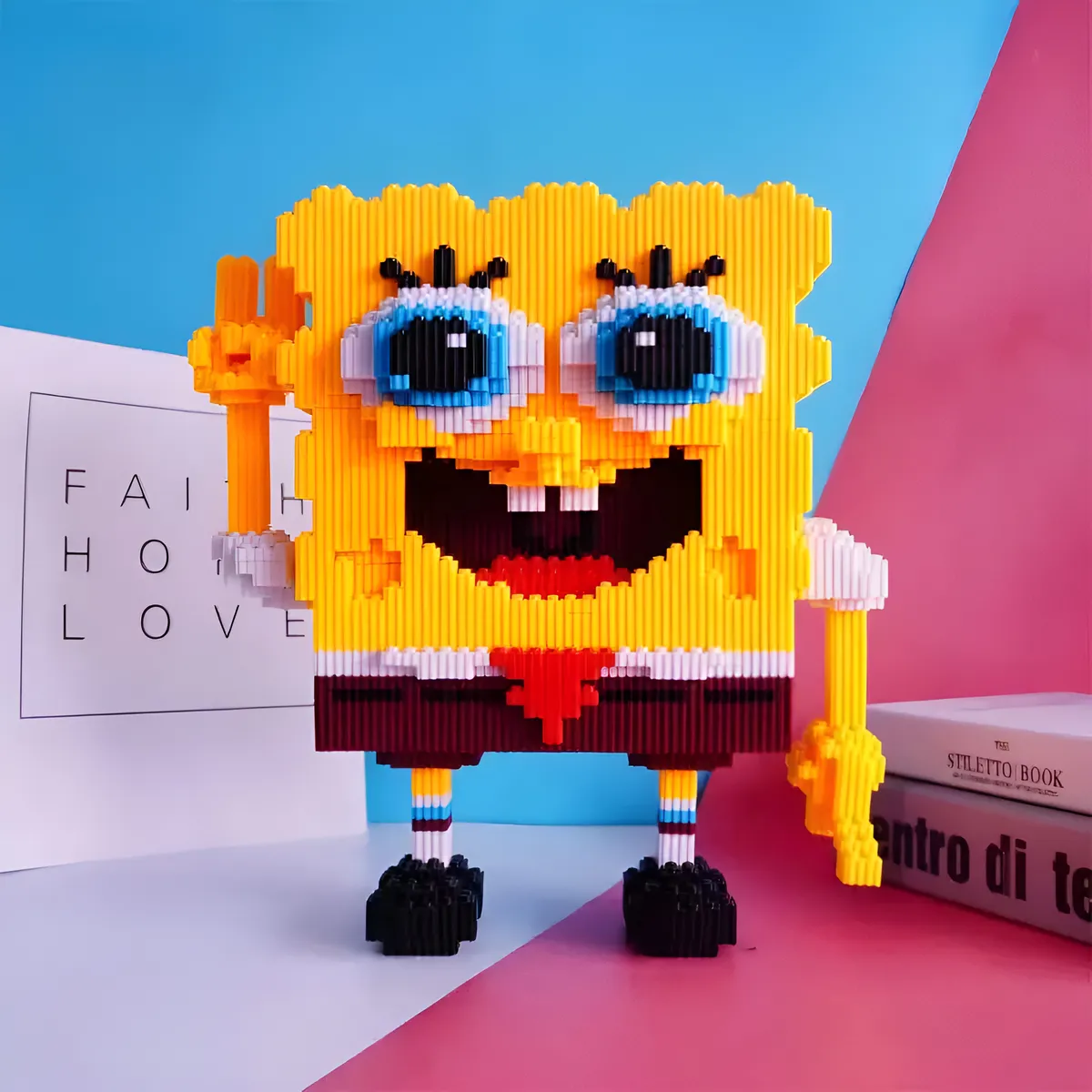 Bloques de Construcción Bob Esponja 30cm Aprox
