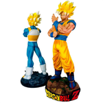 Set Figuras Goku y Vegeta Super Saiyan 29cm Aprox