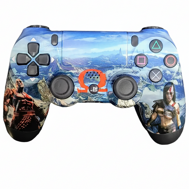 Control PS4 Wireless DualShock 4 Edición God of War Kratos Azul