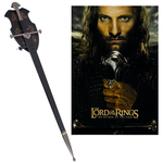 Espada Andúril de Acero + Soporte 132cm Aprox