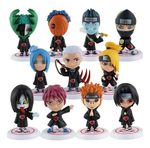 Set 11 Figuras Mini Akatsuki Chibi 8cm Aprox