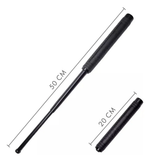 Bastón Extensible Telescópico Police 50cm Aprox con Funda