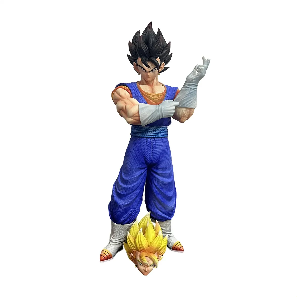 Figura Gogeta Super Saiyan 28cm Aprox con Cabezas Intercambiables - Dragon Ball