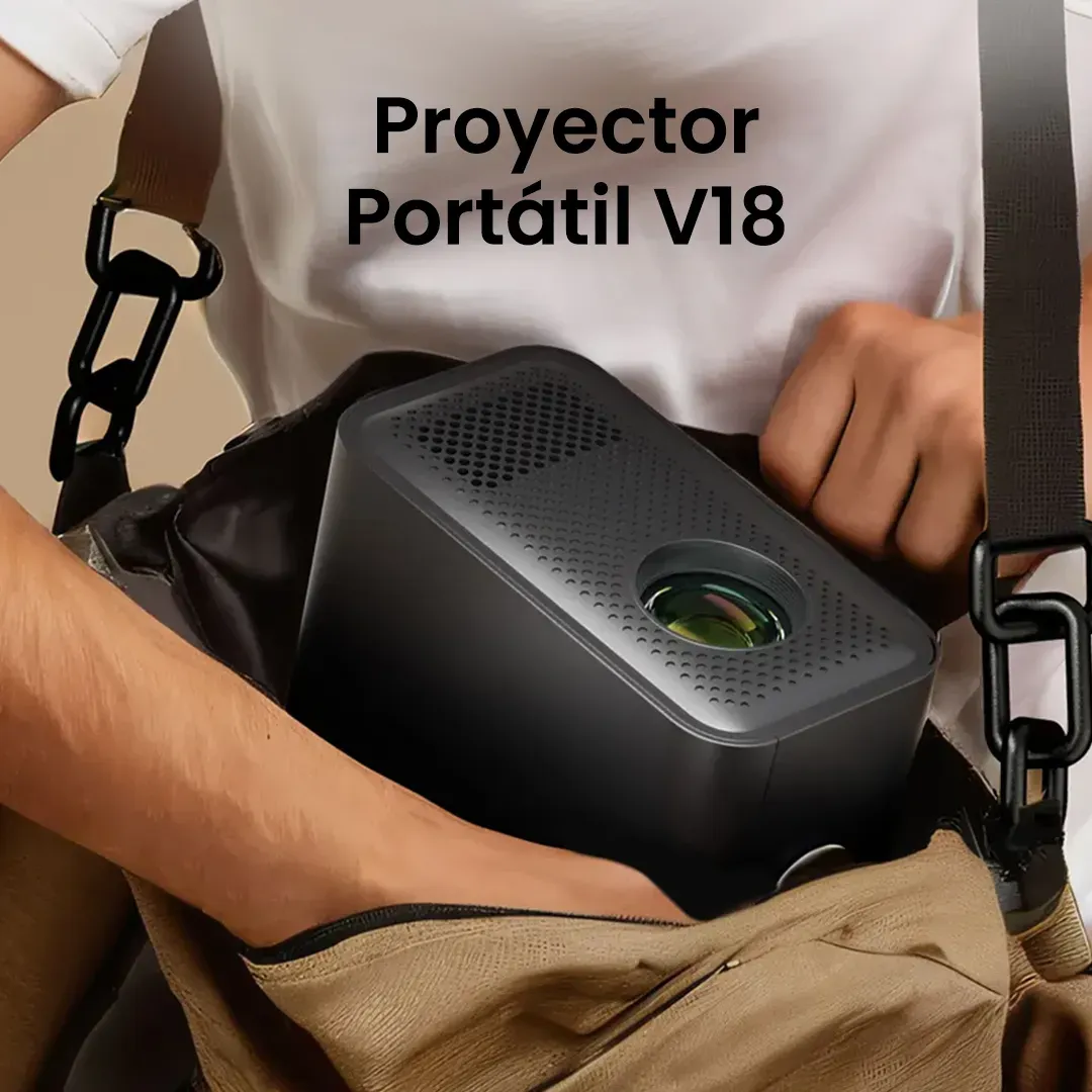 Proyector Portátil V18 - Vista frontal