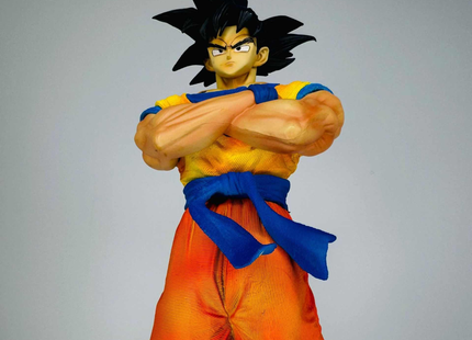 Figura Goku 32cm Aprox | Gi Naranja Brazos Cruzados