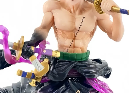 Figura Roronoa Zoro Three Swords 20cm Aprox