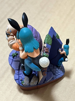 Figura Bulma y Maestro Roshi Diorama 12cm Aprox