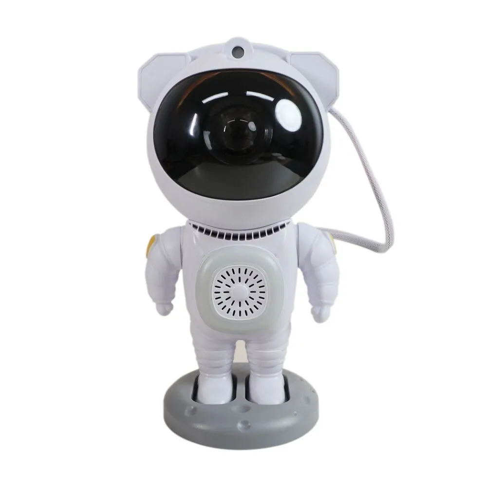 Parlante Proyector de Galaxias Astronauta CAFINI con Control Remoto y Bluetooth