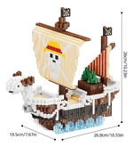 Going Merry Bloques One Piece 2250 Piezas 26cm Aprox