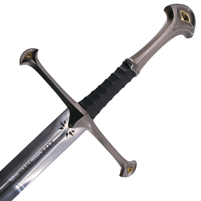 Espada Andúril de Acero + Soporte 132cm Aprox