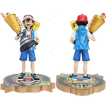Figura Ash Ketchum Campeón Mundial Pokémon 26cm Aprox