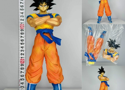 Figura Goku 32cm Aprox | Gi Naranja Brazos Cruzados
