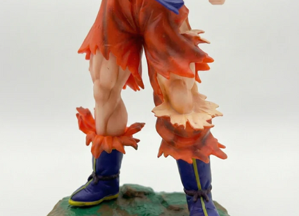 Figura Goku Super Saiyan 23cm Aprox | Gi Azul Batalla con Base