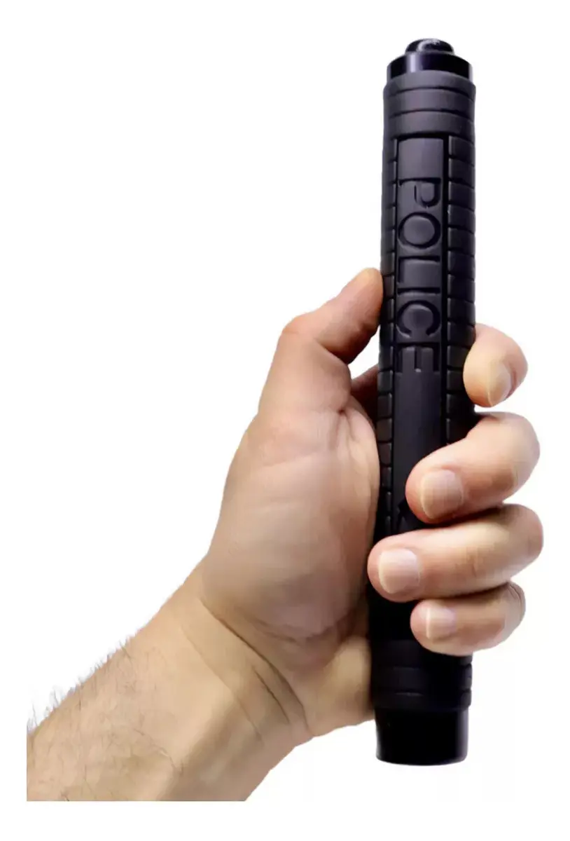 Bastón Extensible Telescópico Police 50cm Aprox con Funda