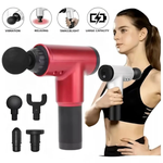 Masajeador Martillo Fascial Gun Rojo