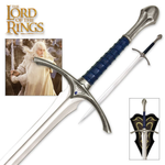 Espada Glamdring de Acero + Soporte 118cm Aprox