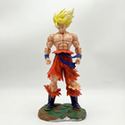 Figura Goku Super Saiyan 23cm Aprox | Gi Rojo Batalla con Base