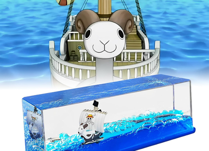 Diorama Going Merry One Piece Líquido 15cm Aprox