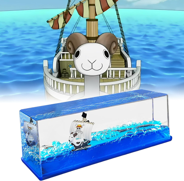 Diorama Going Merry One Piece Líquido 15cm Aprox