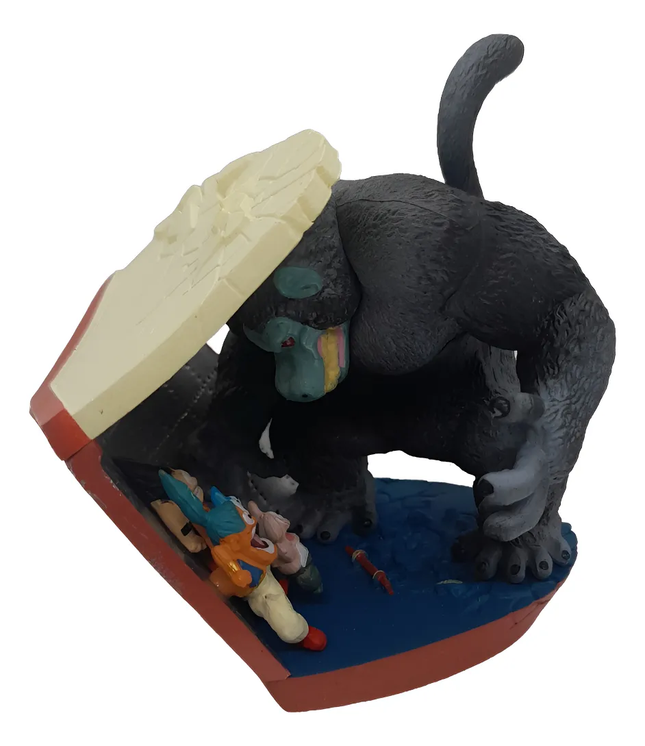 Figura Goku vs Gran Simio Ozaru Diorama 12cm Aprox