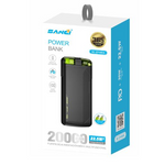 Power Bank SANEI 20000mAh 22.5W - caja frontal