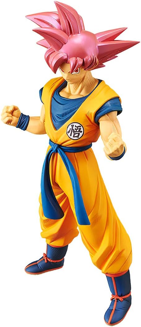 Figura Goku Super Saiyan God Red 22cm Aprox