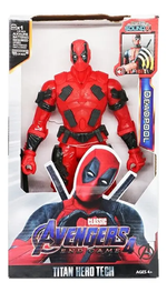 Figura Deadpool Titan Hero Tech con Sonido Avengers Endgame 30cm Aprox