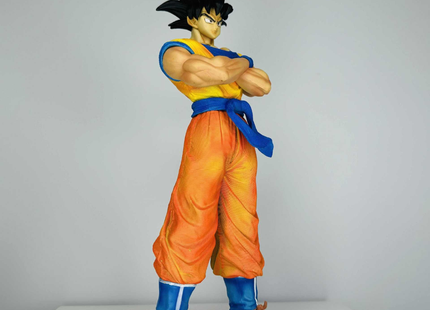 Figura Goku 32cm Aprox | Gi Naranja Brazos Cruzados