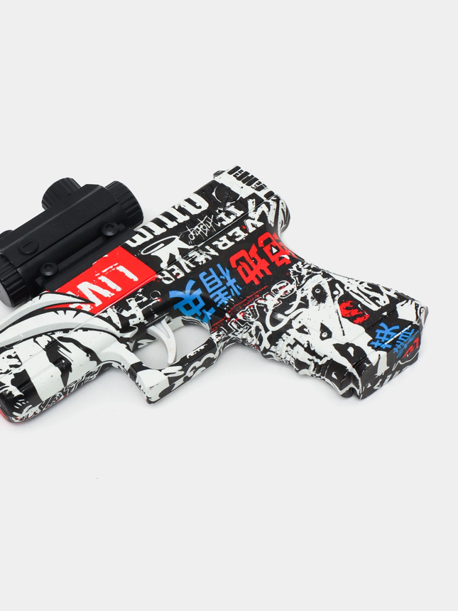 Pistola Airsoft P18C Graffiti con Silenciador Balines 6mm