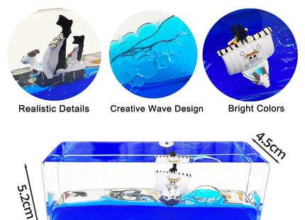 Diorama Going Merry One Piece Líquido 15cm Aprox