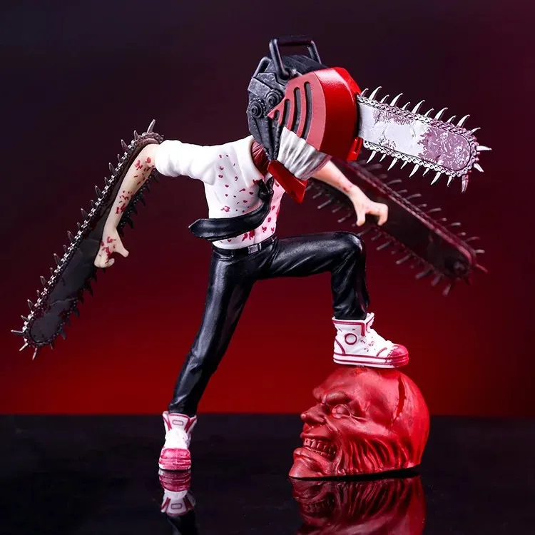 Figura Denji Chainsaw Man con Motosierras 17cm Aprox
