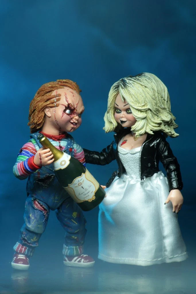 Set Figuras Chucky y Tiffany 10cm - Bride of Chucky NECA
