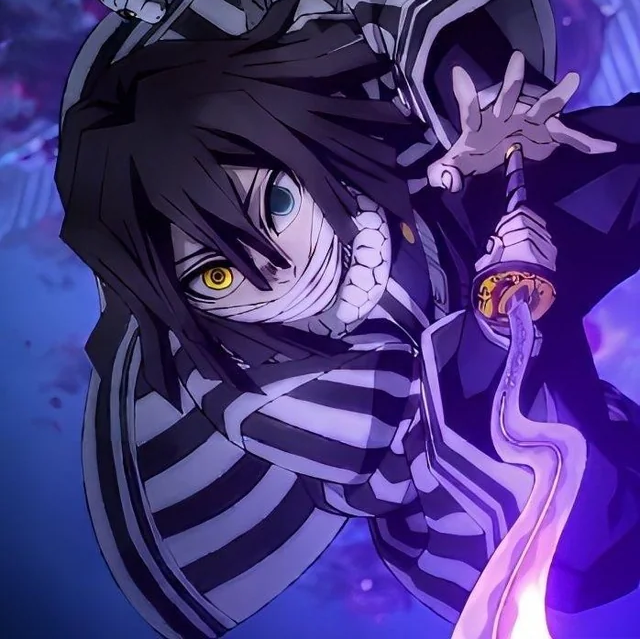 Katana Obanai Iguro Demon Slayer 100cm Aprox - Espada Serpiente con Funda