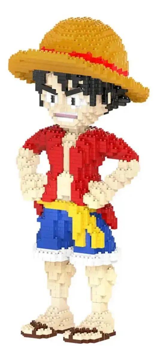 Lego Monkey D. Luffy One Piece 50cm Aprox