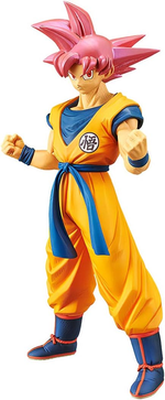 Figura Goku Super Saiyan God Red 22cm Aprox