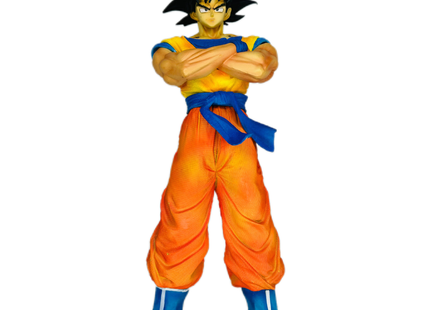 Figura Goku 32cm Aprox | Gi Naranja Brazos Cruzados