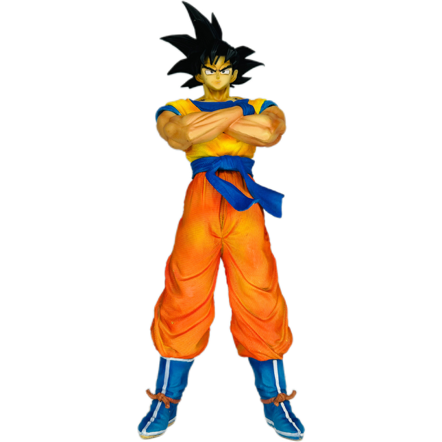 Figura Goku 32cm Aprox | Gi Naranja Brazos Cruzados