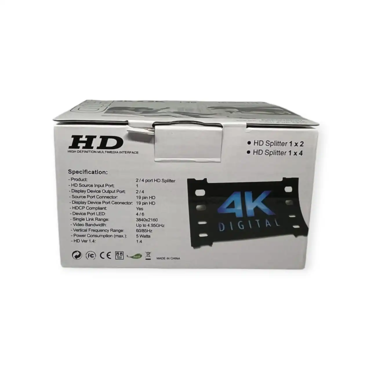 Splitter HDMI 1x2 UHD 4Kx2K 3D